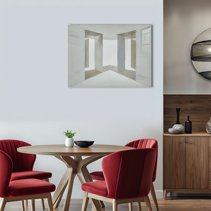 50/50 is an original and exclusive contemporary art luxury artwork print, it's 12-colour Giclée printed, then hand mounted on to a luxury 10mm thick, high gloss acrylic panel with crystal clear diamond polished edges. On the back is an invisible floating subframe, giving a very modern and contemporary look that creates a dramatic focal point. Image 4.