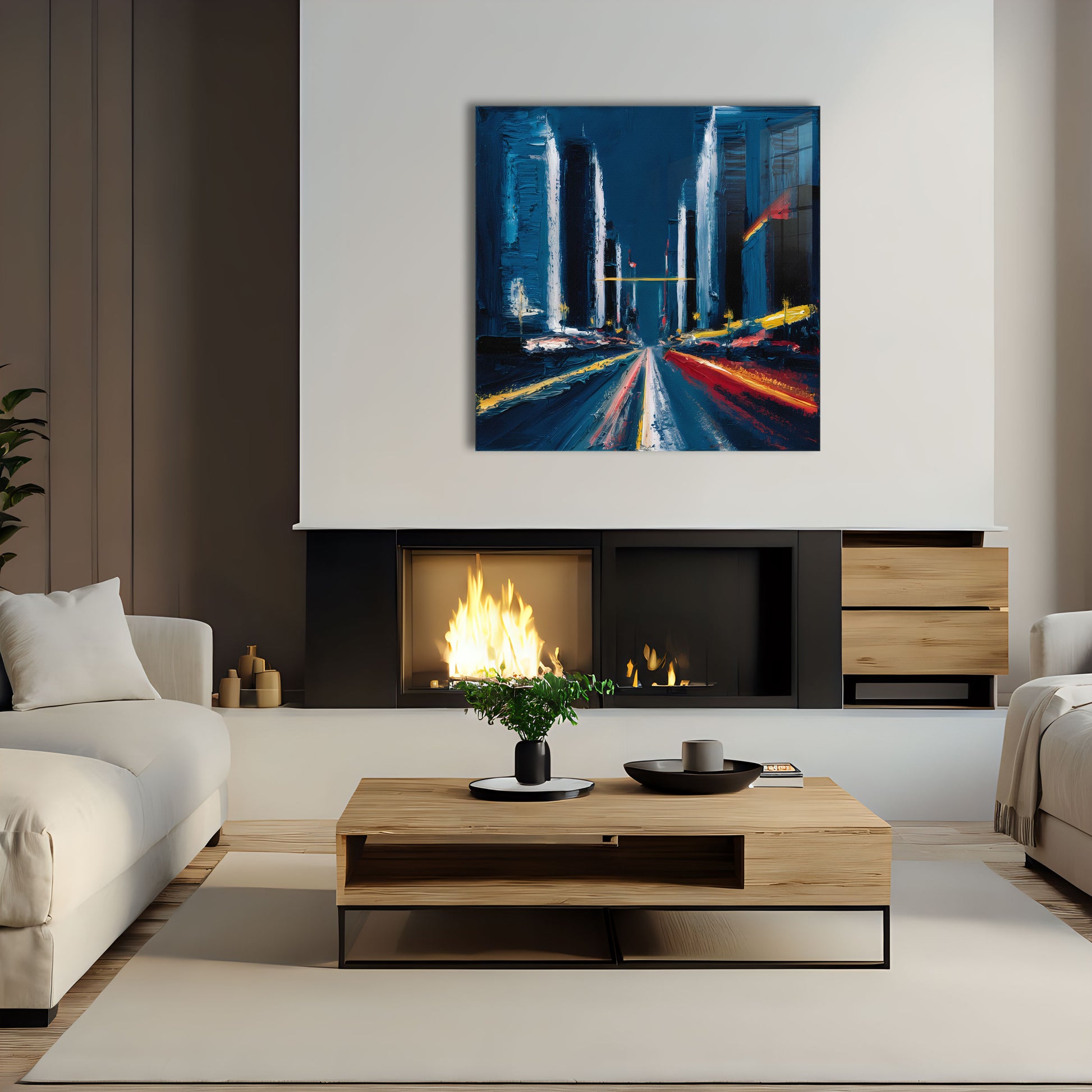 80's Nostalgia is an original and exclusive contemporary urban abstract art luxury artwork print, it's 12-colour Giclée printed, then hand mounted on to a luxury 10mm thick, high gloss acrylic panel with crystal clear diamond polished edges. On the back is an invisible floating subframe, giving a very modern and contemporary look that creates a dramatic focal point. Image 3.