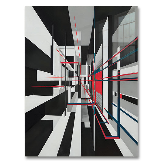 Absorbed is an original and exclusive contemporary abstract art, luxury artwork print, it's 12-colour Giclée printed, then hand mounted on to a luxury 10mm thick, high gloss acrylic panel with crystal clear diamond polished edges. On the back is an invisible floating subframe, giving a very modern and contemporary look that creates a dramatic focal point. Image 1.