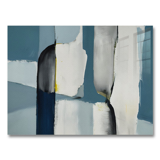 Abstract 22 is an original and exclusive contemporary abstract art, luxury artwork print, it's 12-colour Giclée printed, then hand mounted on to a luxury 10mm thick, high gloss acrylic panel with crystal clear diamond polished edges. On the back is an invisible floating subframe, giving a very modern and contemporary look that creates a dramatic focal point. Image 1.