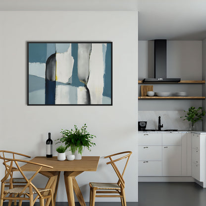Abstract 22 is an original and exclusive contemporary abstract art, luxury artwork print. It's Giclée printed on to a finely textured 400gsm artist-grade cotton canvas and stretched over 38mm solid wood artist stretcher bars. Image 5.